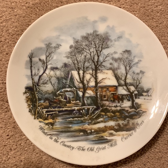 Currier & Ives Decorator Collector Plates (Set of 3) - Picture 3 of 5